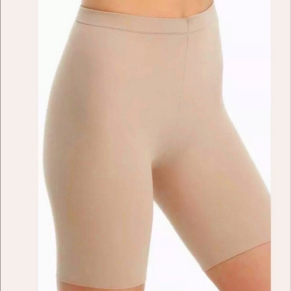 SPANX NWOT power Shaper  open gusset w bra loop holes nude high-waisted - Picture 4 of 13